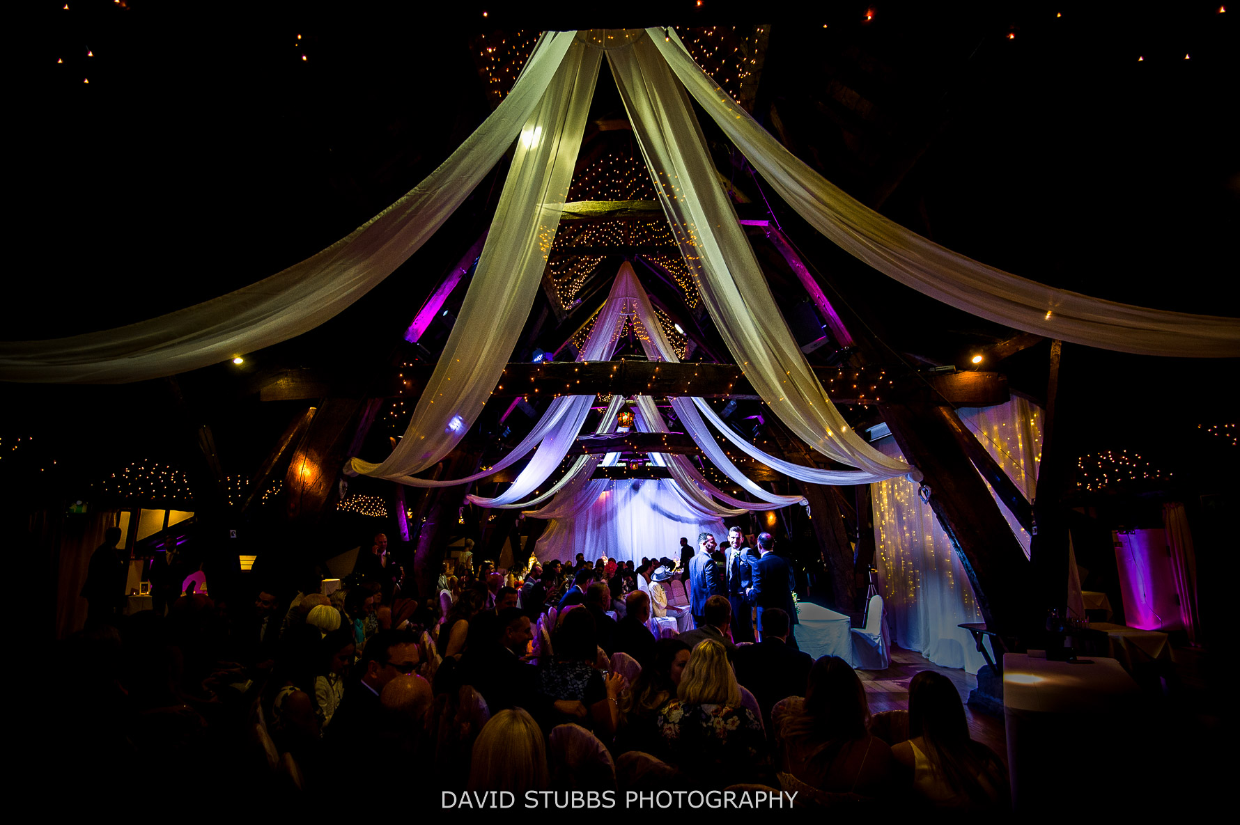 riving hall barn ceremony room