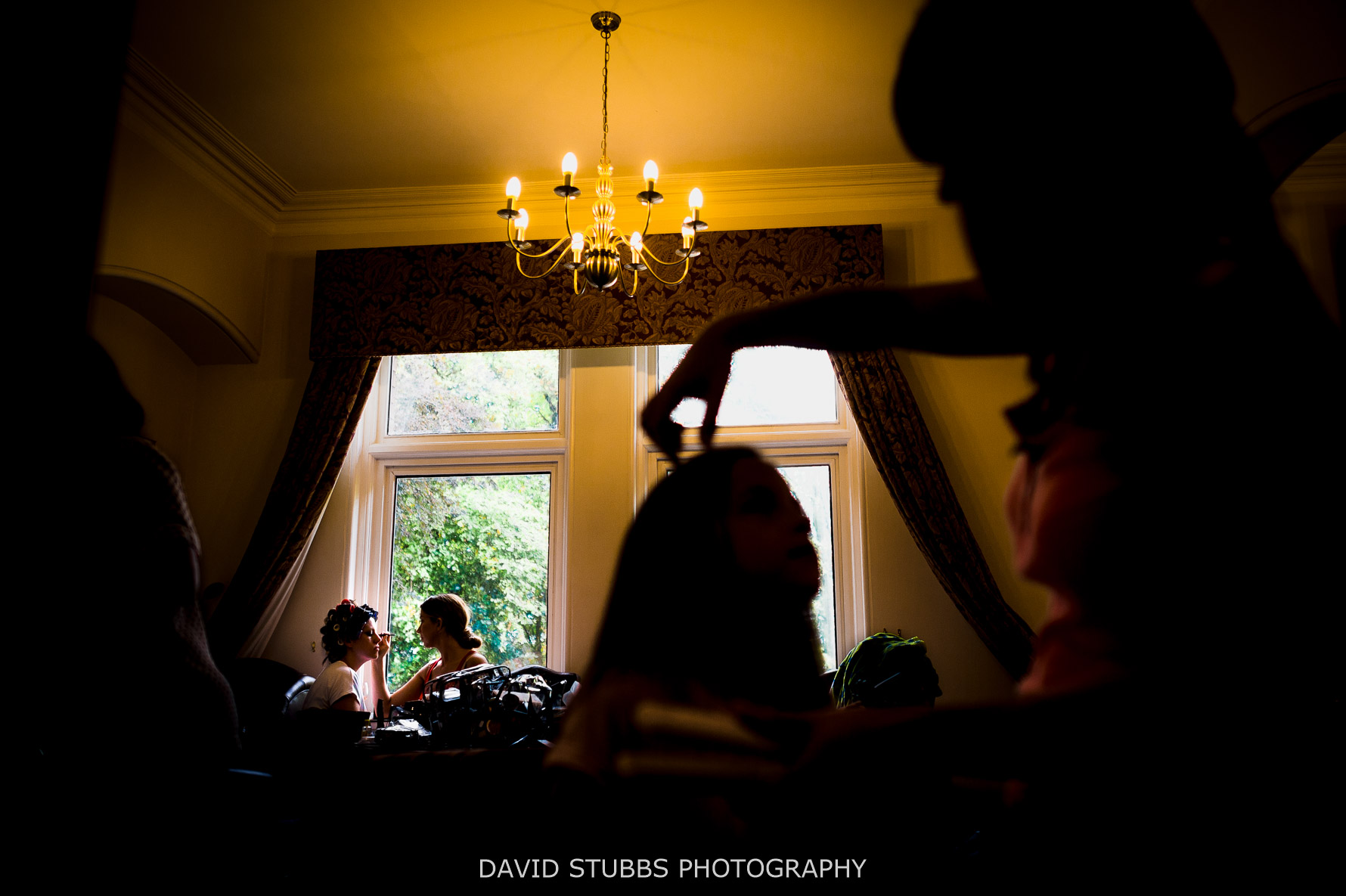 back light photo make-up