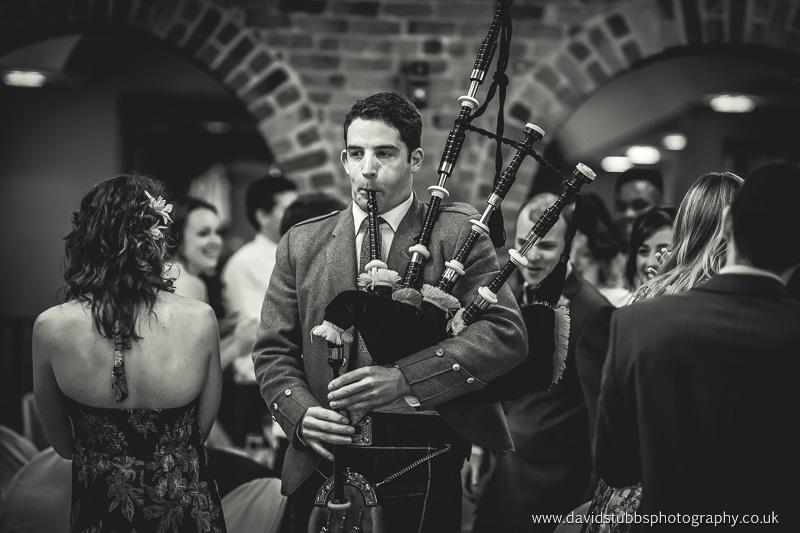 bag pipes playing in