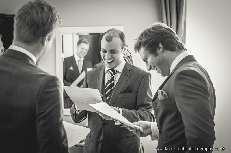 grooms getting ready