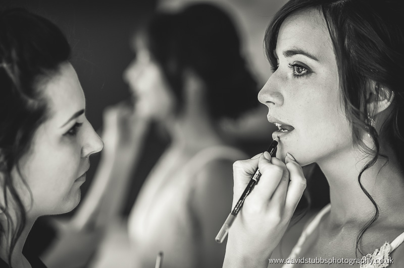 final part of make up for her wedding