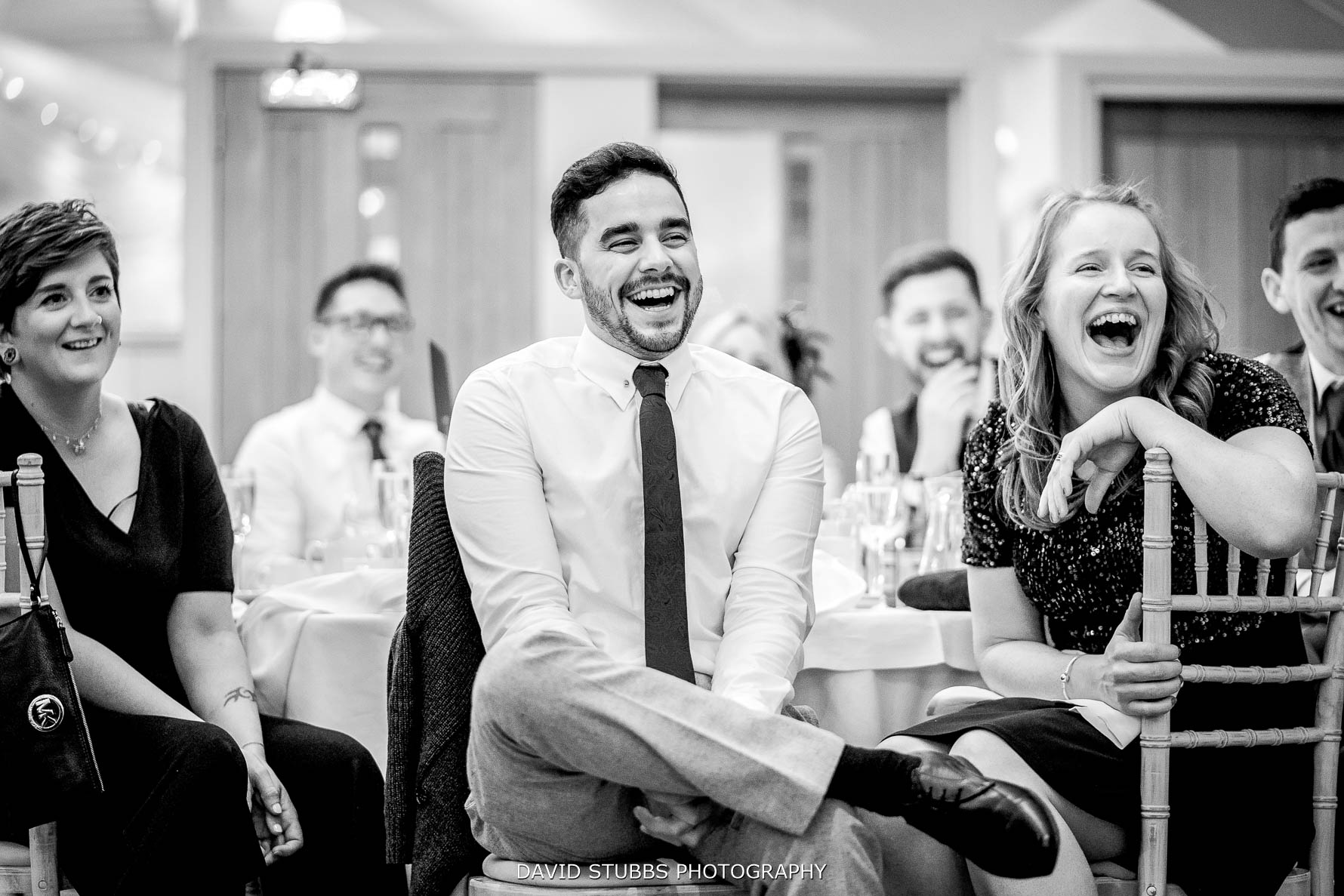 laughing at speeches