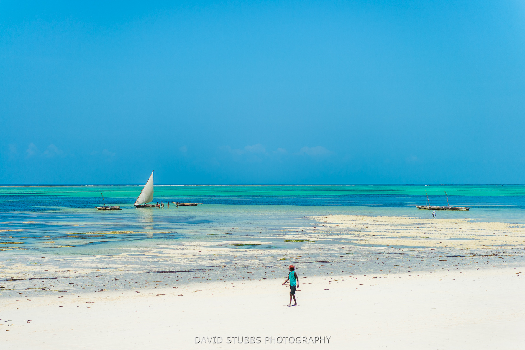 looking over the beach 