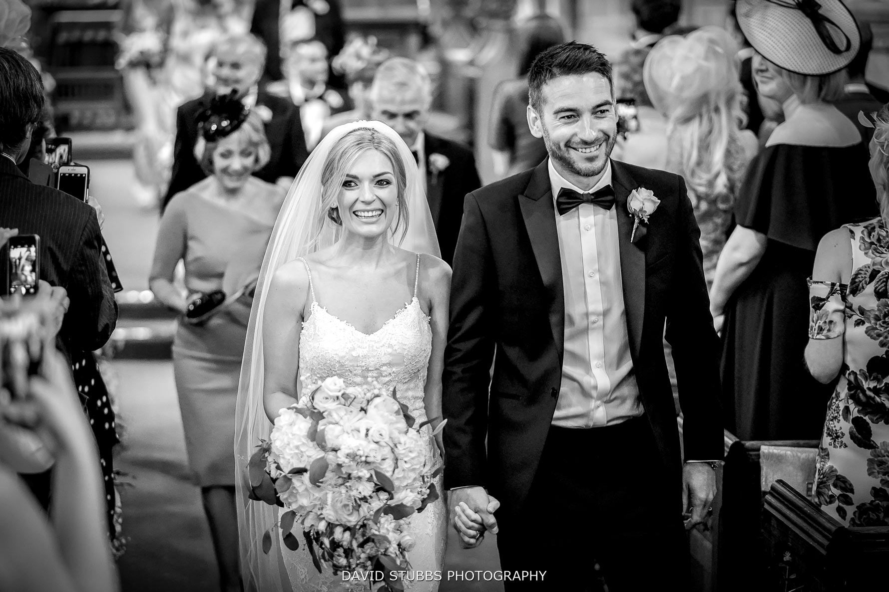 the newlyweds leaving for Gibbon Bridge Hotel