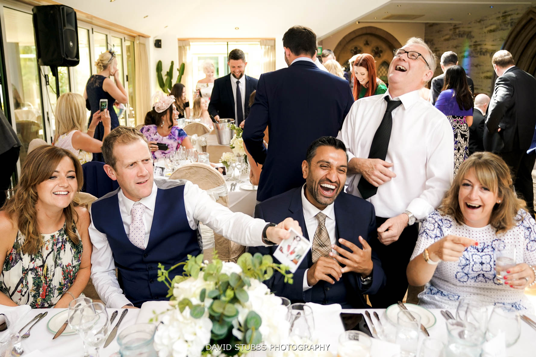 layered composition photo at wedding