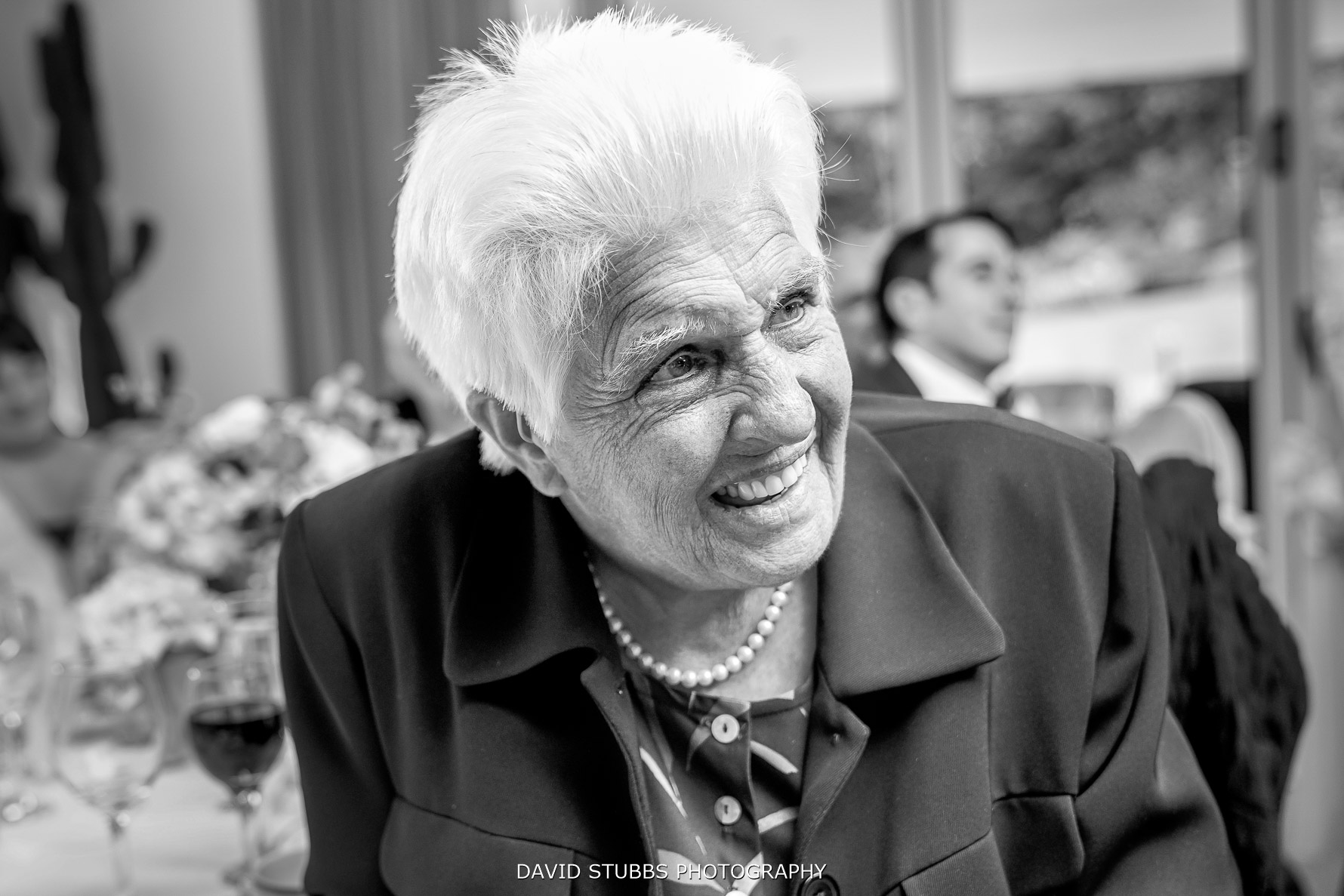 grans reaction during the wedding speeches