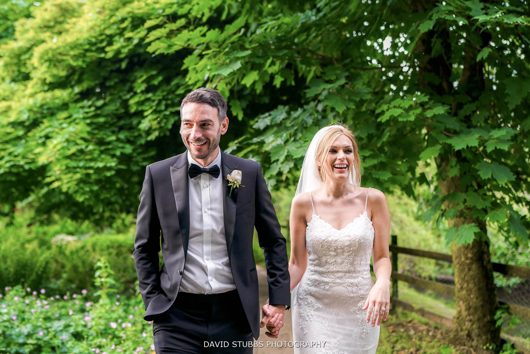 natural wedding portrait