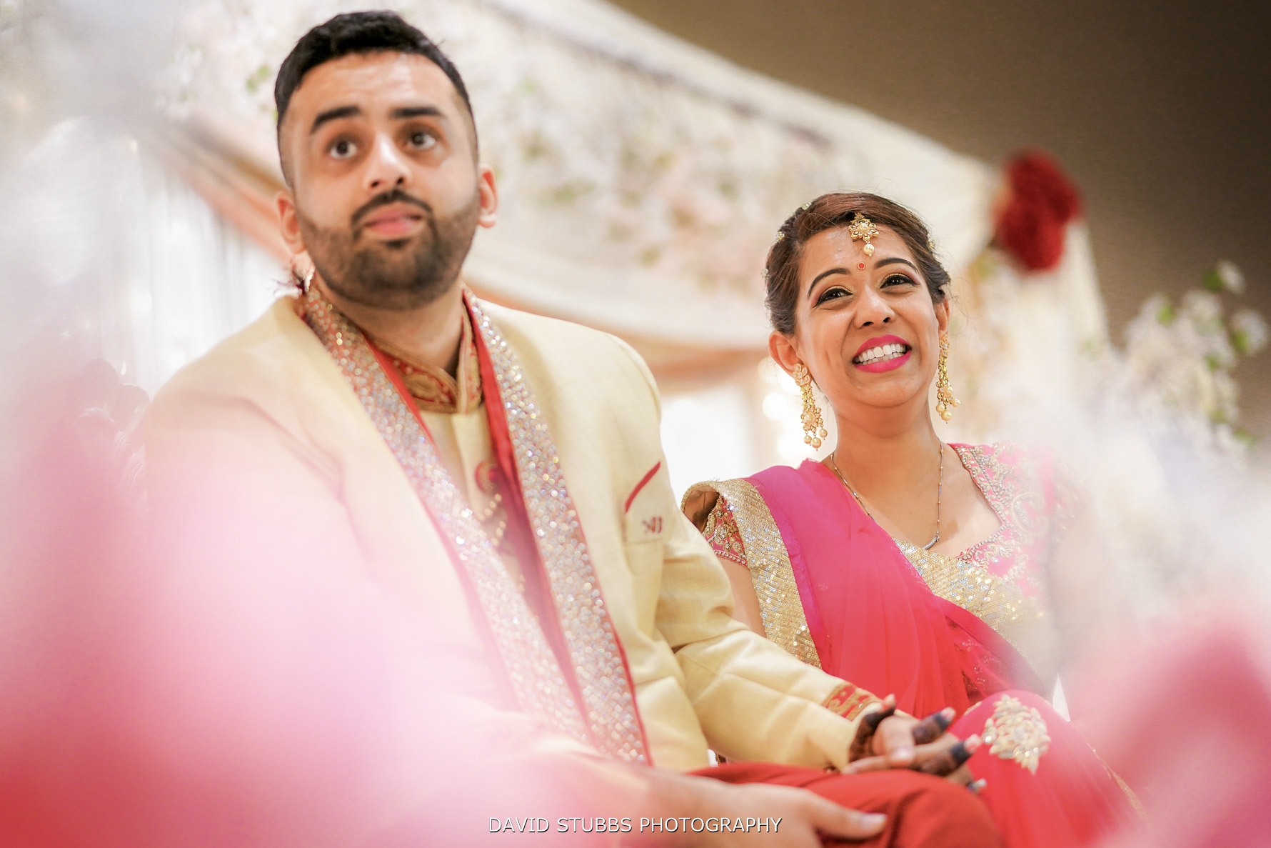 bride in stitches
