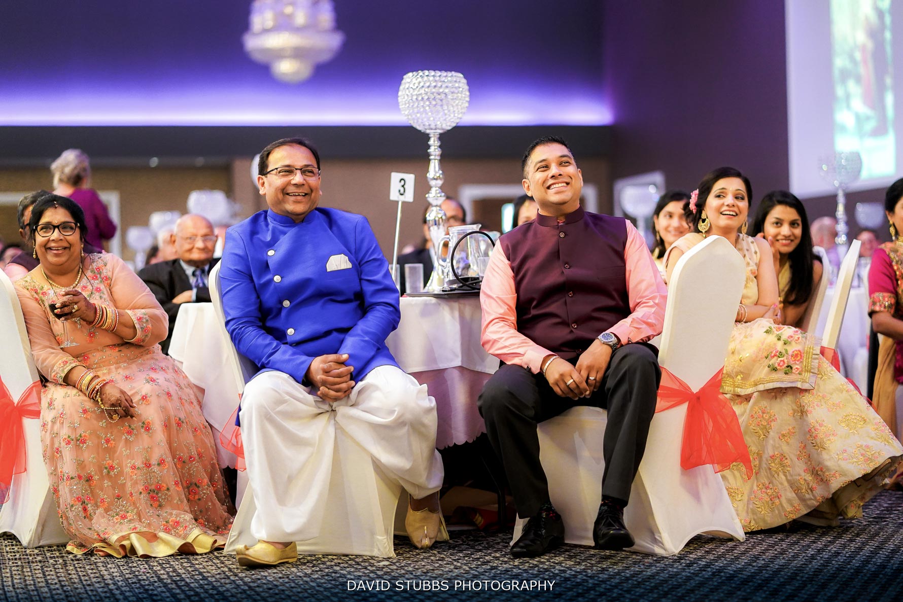 reaction from wedding speeches