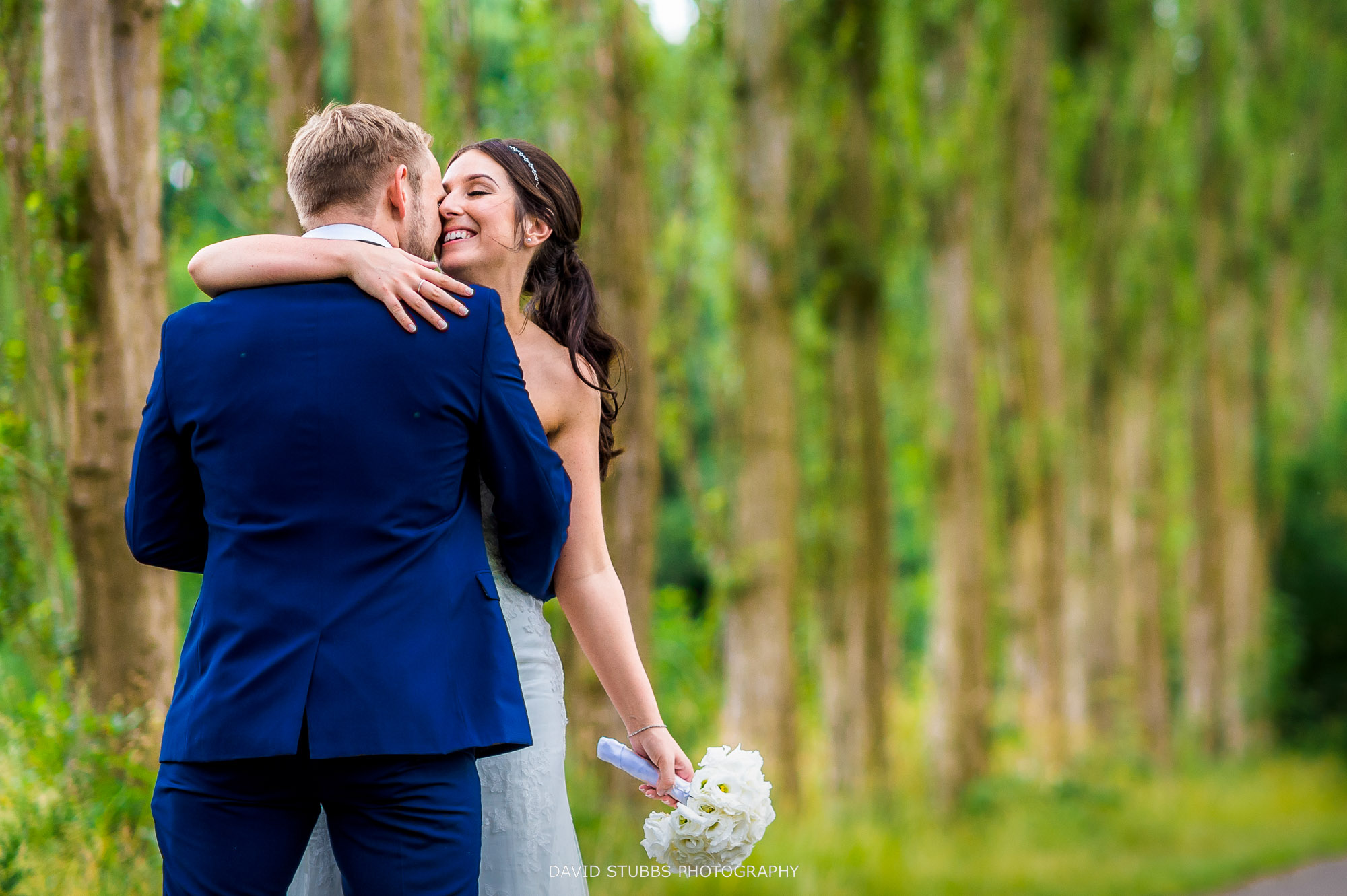 bride and groom in love