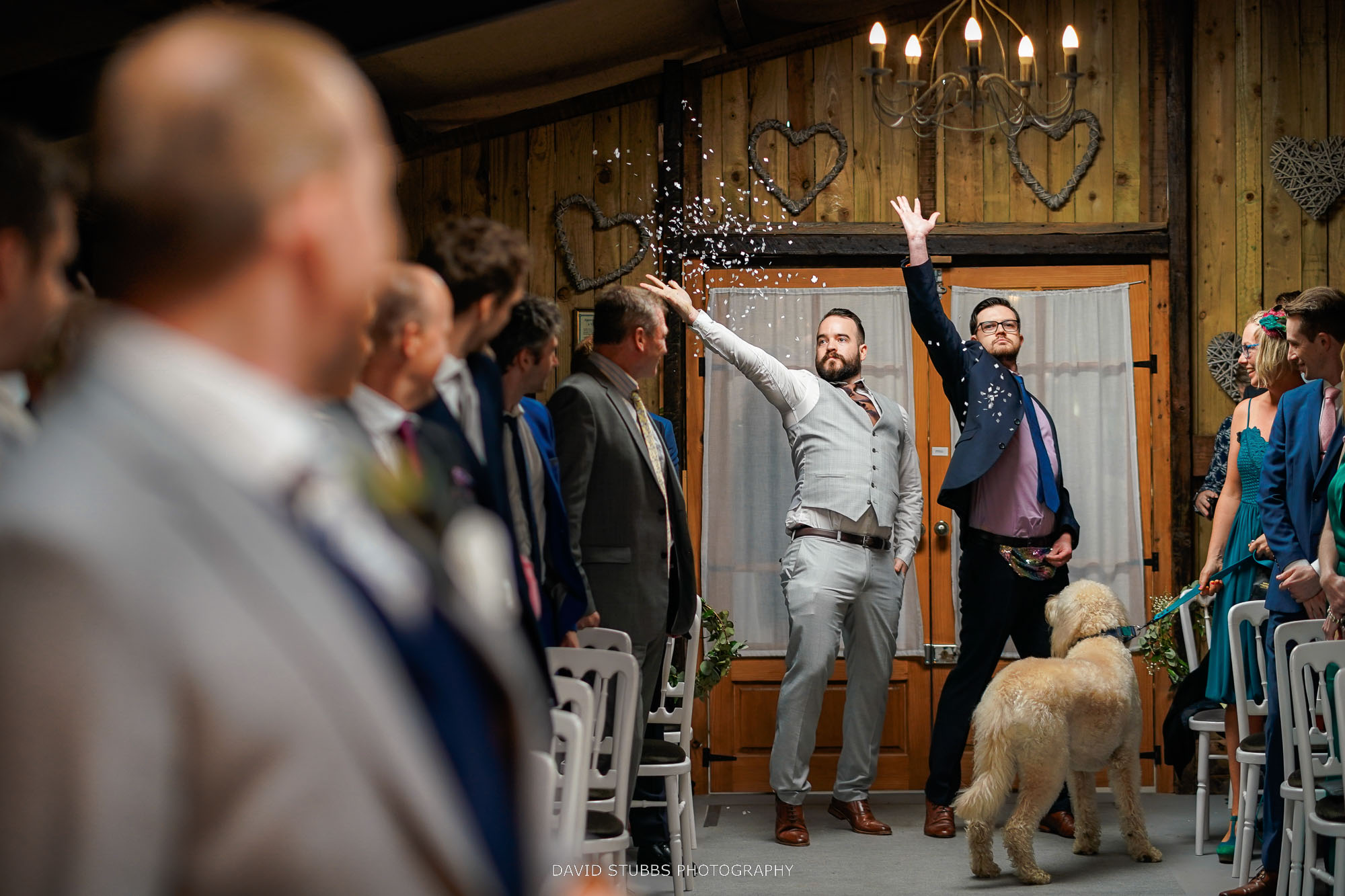walking down the isle